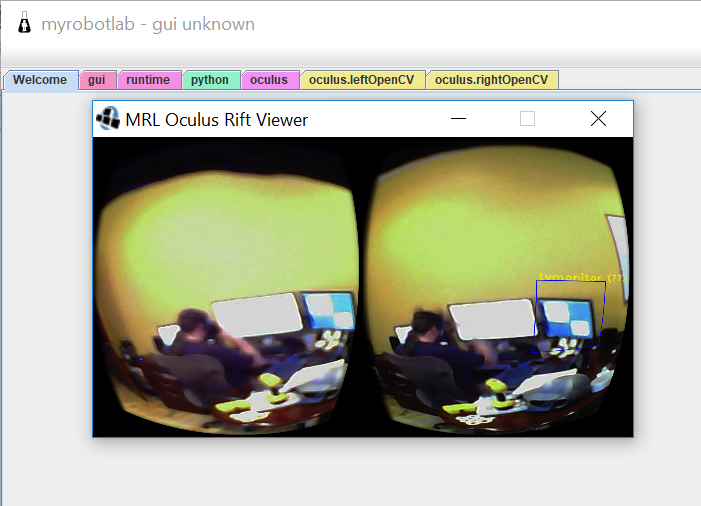 Oculus Rift with Yolo filter
